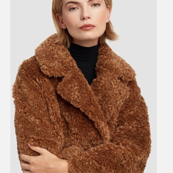 SOLD 🎀 More Than Yesterday Teddy Faux Fur Coat - Picture 2 of 5